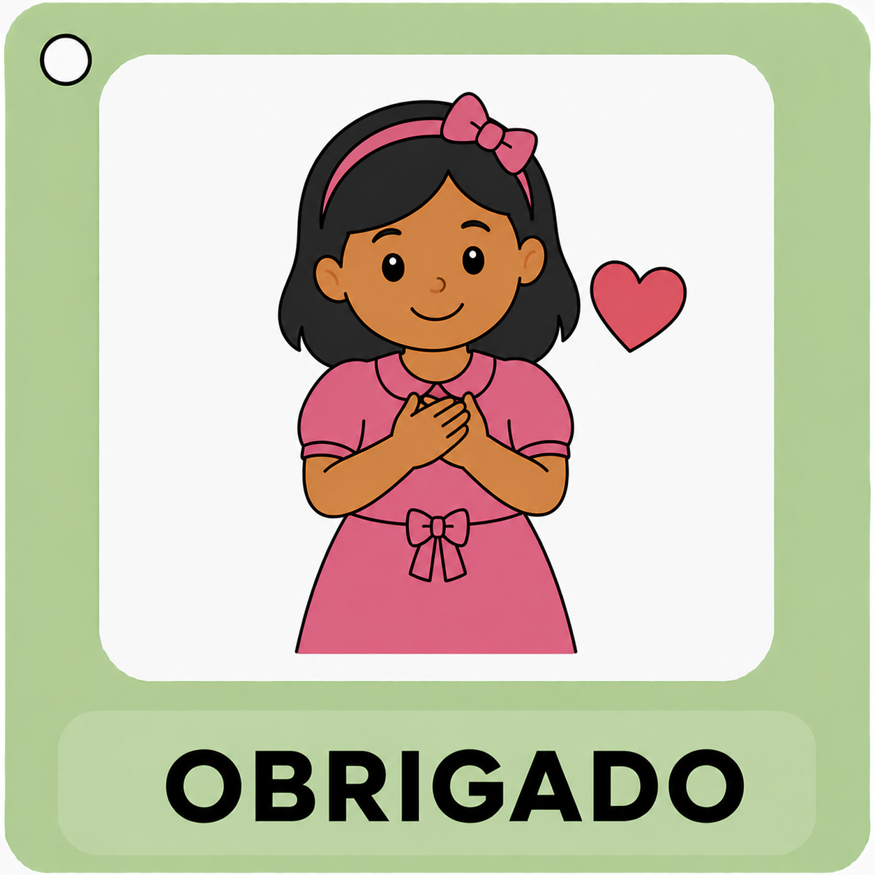 Card CAA — Obrigado