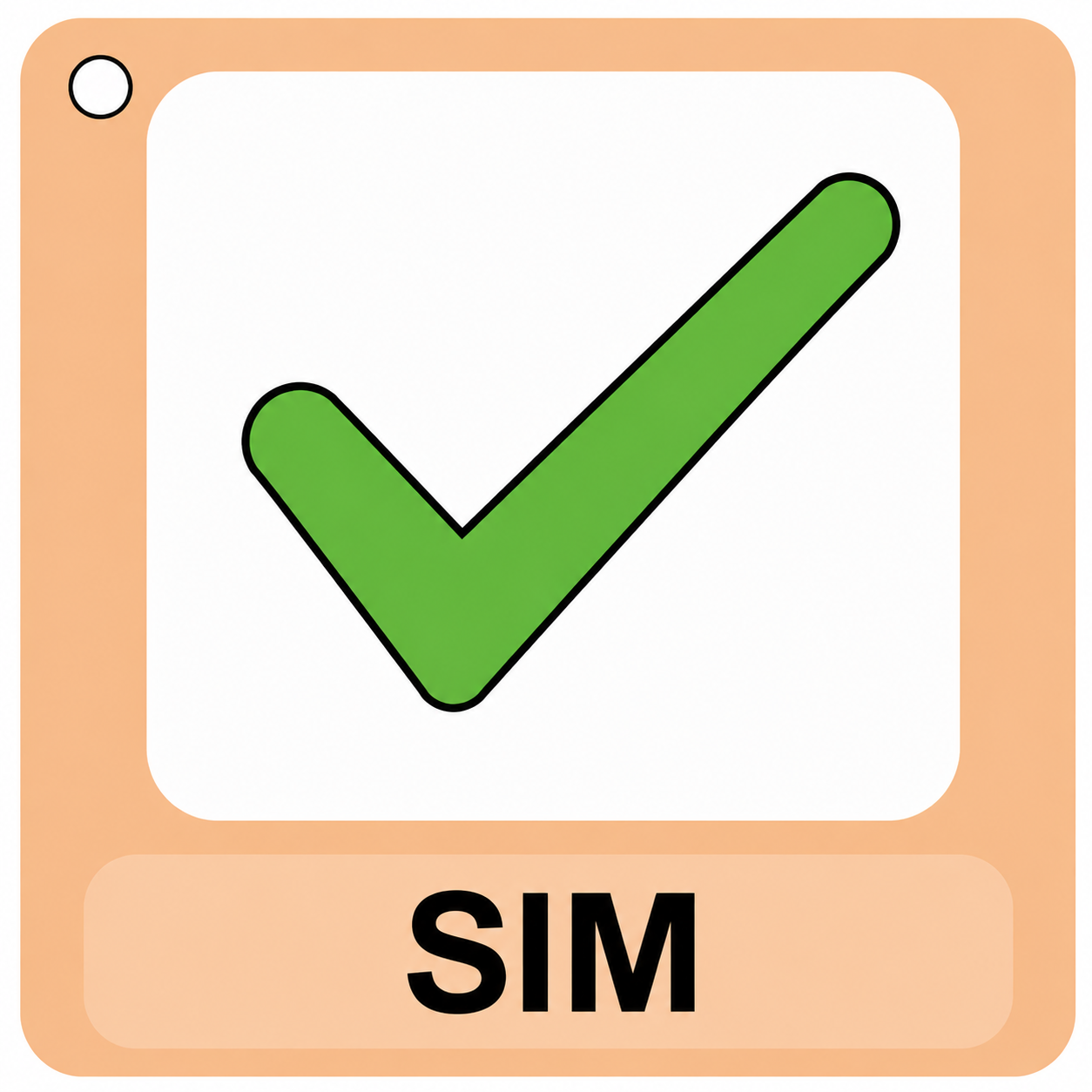 Card CAA — Sim