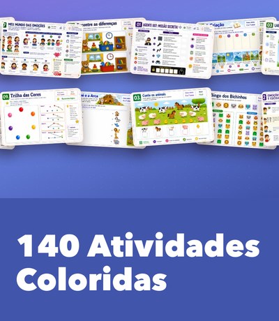 140 atividades coloridas