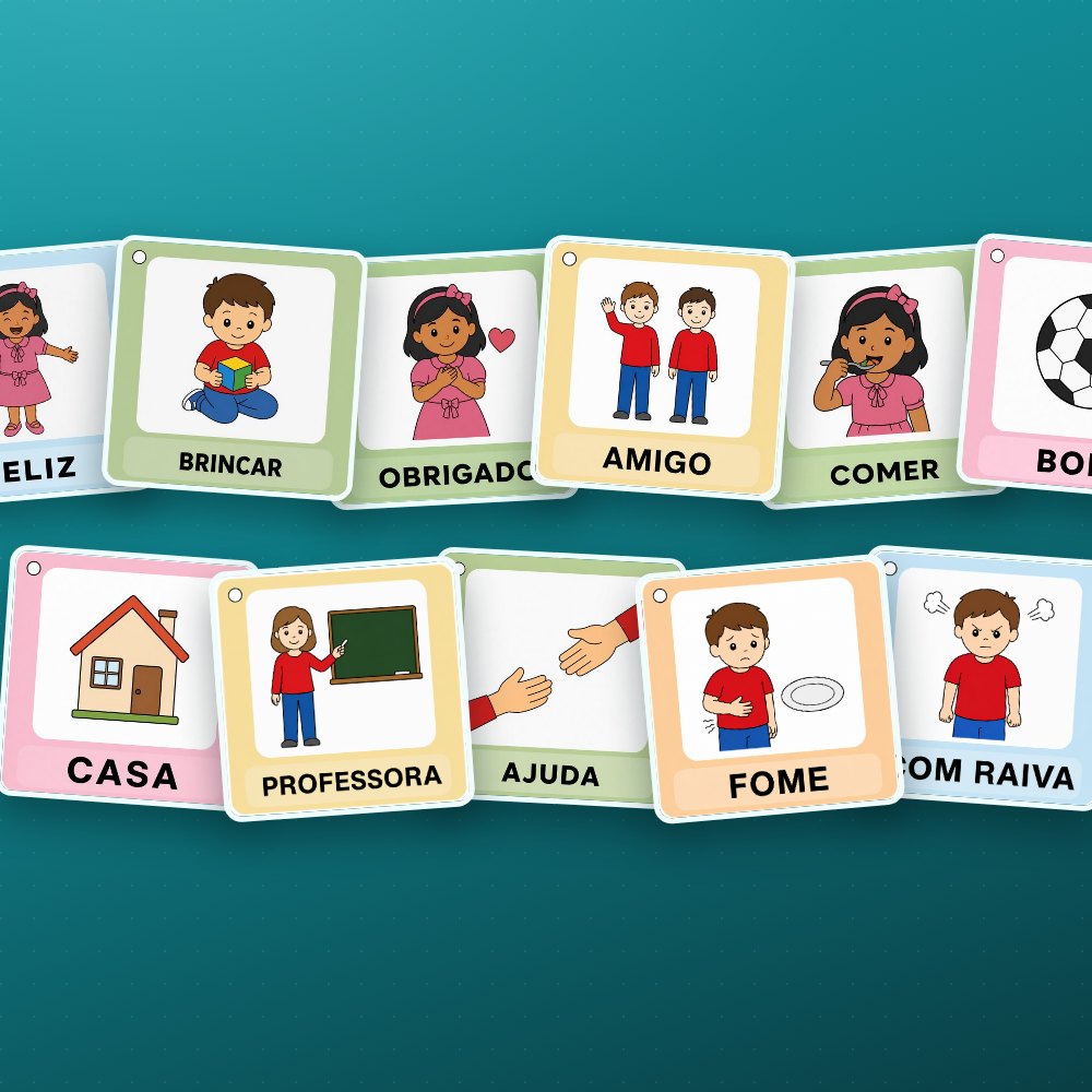 132 Cards de Comunicação Alternativa