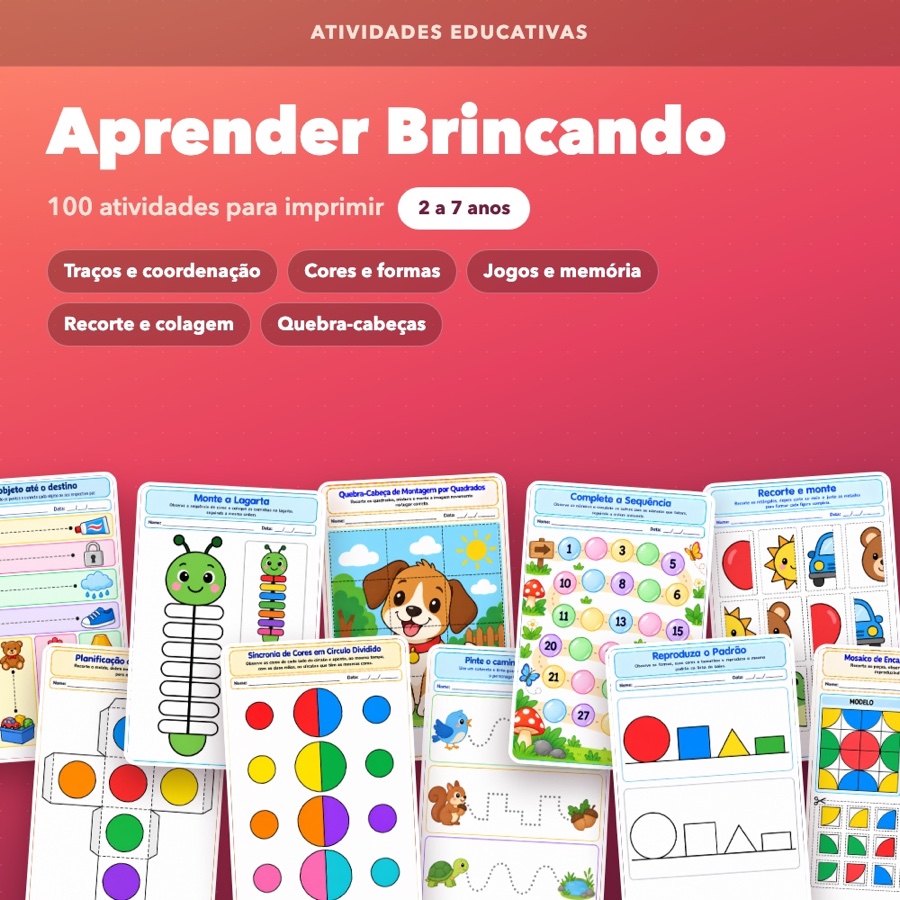 100 Atividades Aprender Brincando