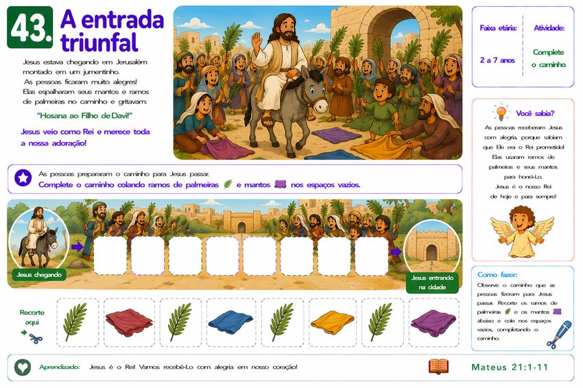 A Entrada Triunfal, Histórias Bíblicas